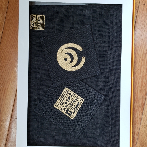 Vintage 1990 Japanese Placemats Set Mitsukoshi - Picture 4 of 10